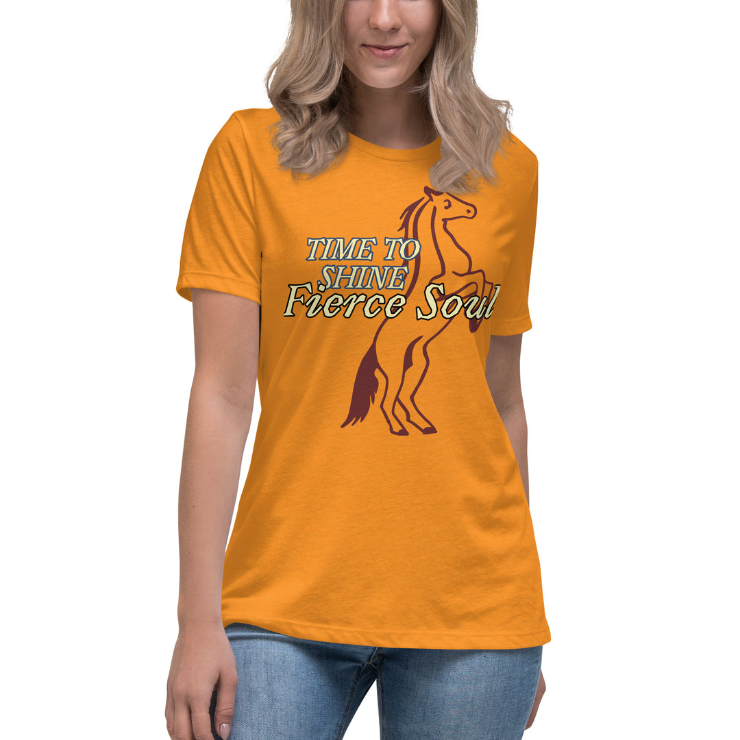 Fierce Soul  Shine Women's Relaxed T-Shirt