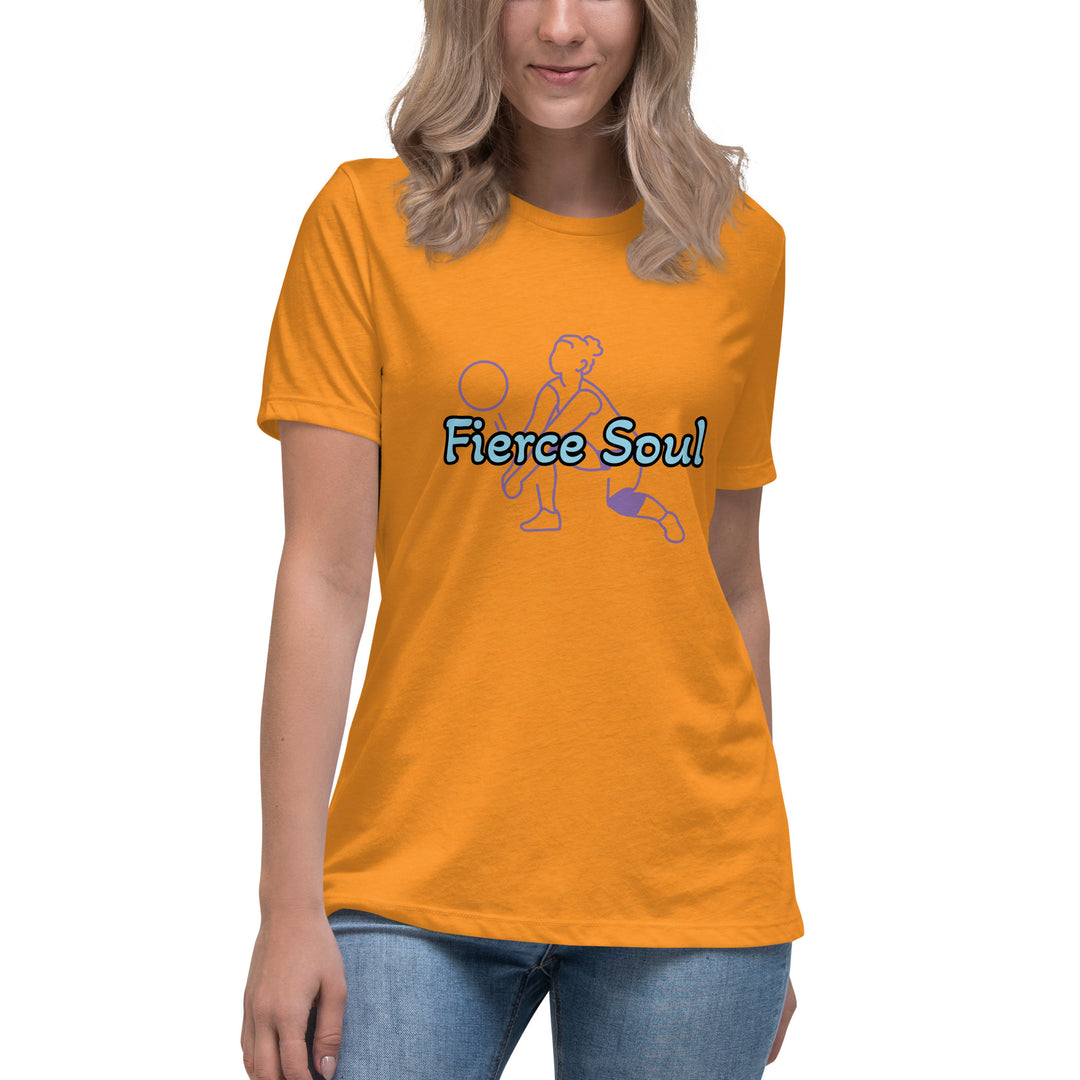 Volleyball Babe,  Fierce Soul Women's Relaxed T-Shirt