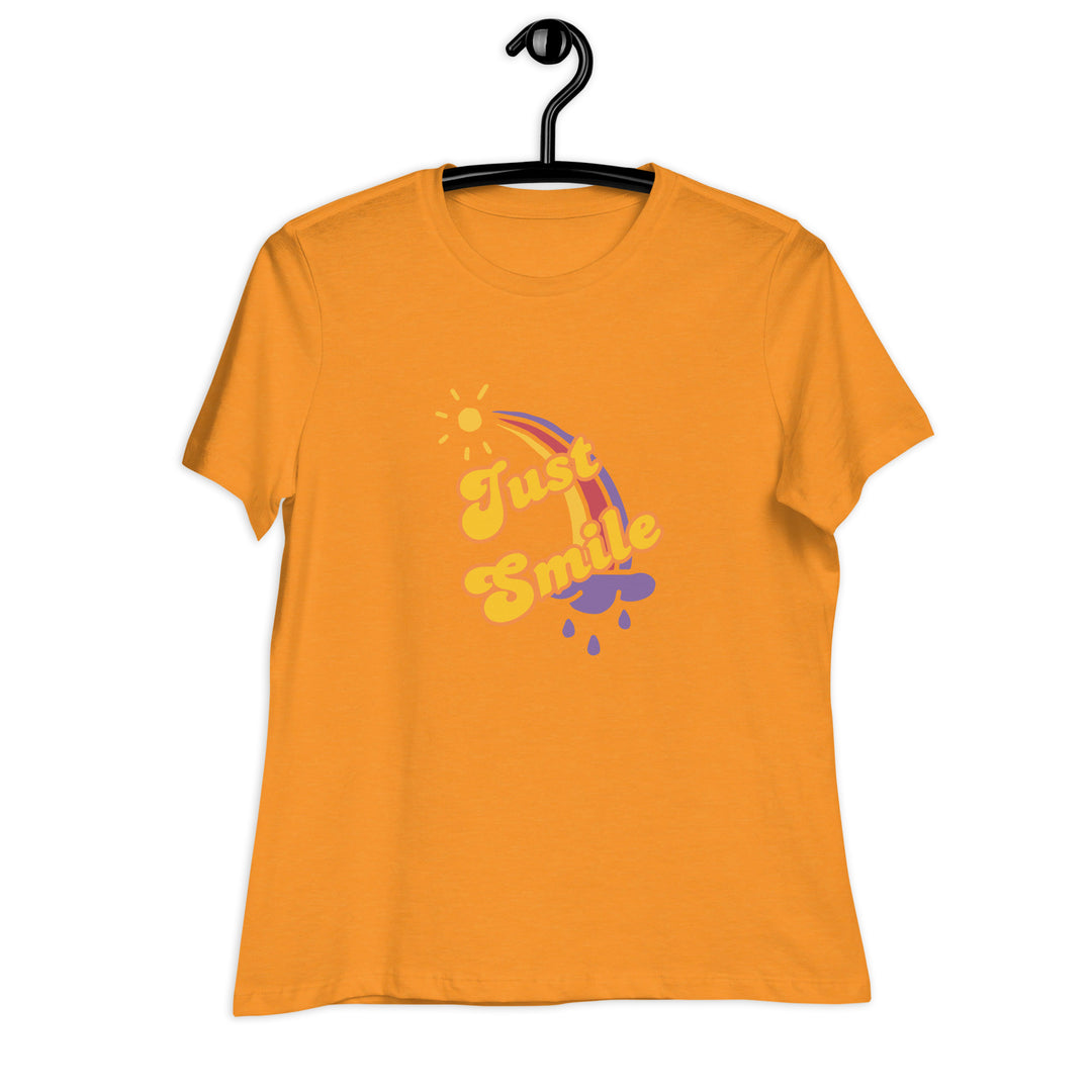 Just smile 70's style t-shirt Women's Relaxed T-Shirt