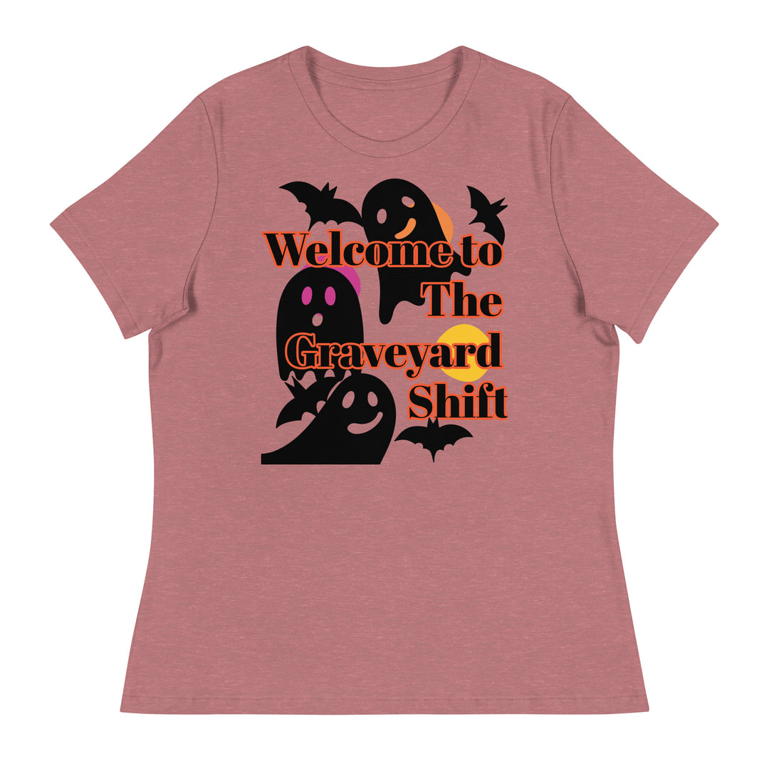 Welcome to the Graveyard Shift, Halloween, Women's Relaxed T-Shirt