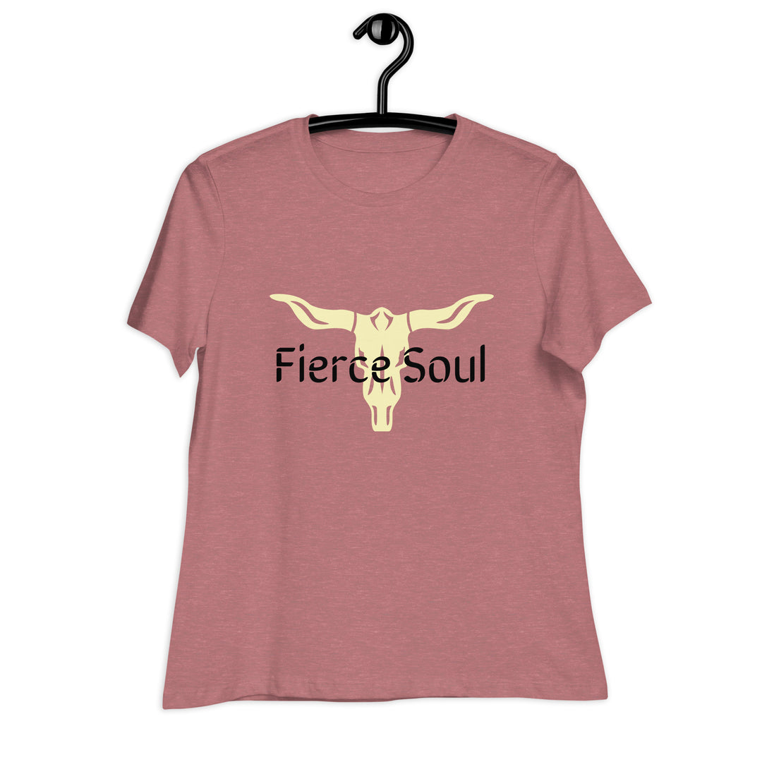 Fierce Soul, long horn Women's Relaxed T-Shirt