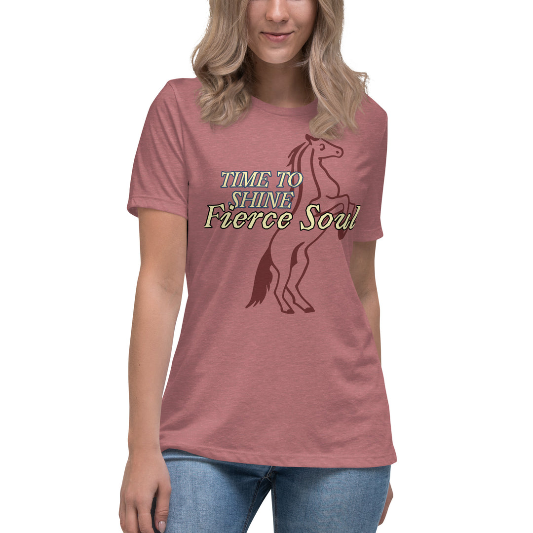 Fierce Soul  Shine Women's Relaxed T-Shirt