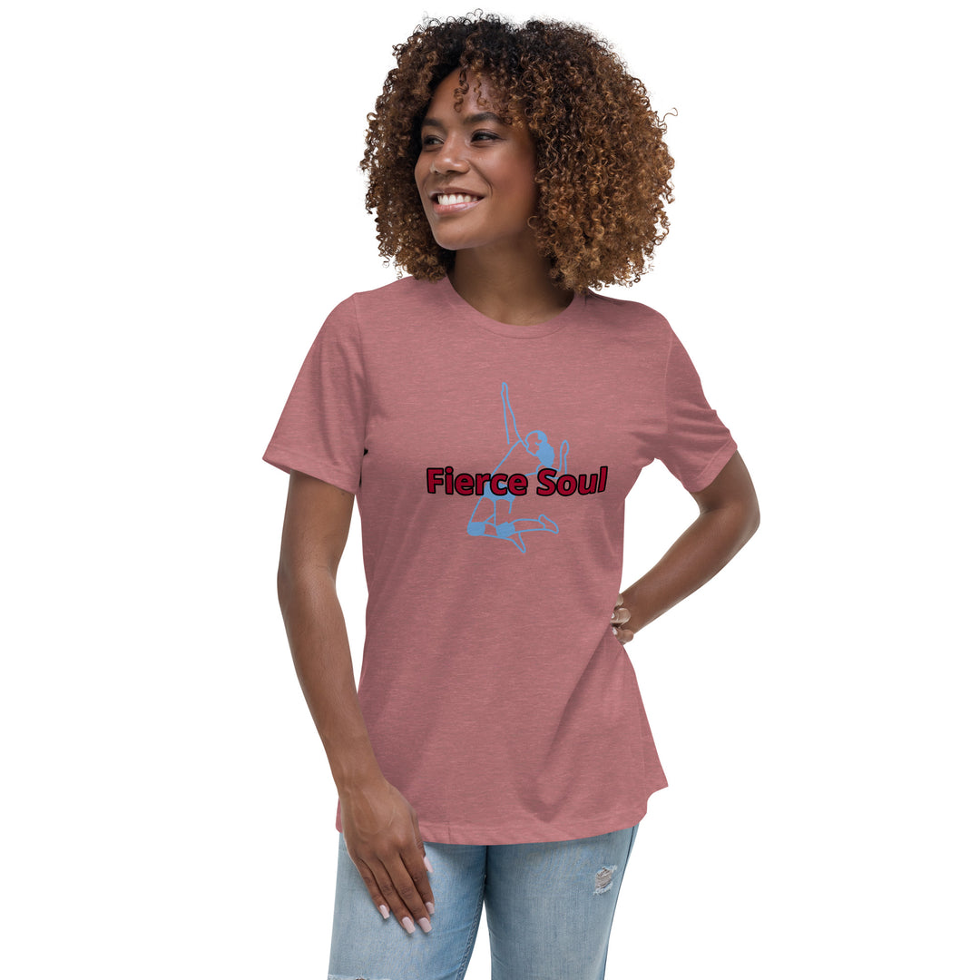 Volleyball Babe, Fierce Soul, Women's Relaxed T-Shirt