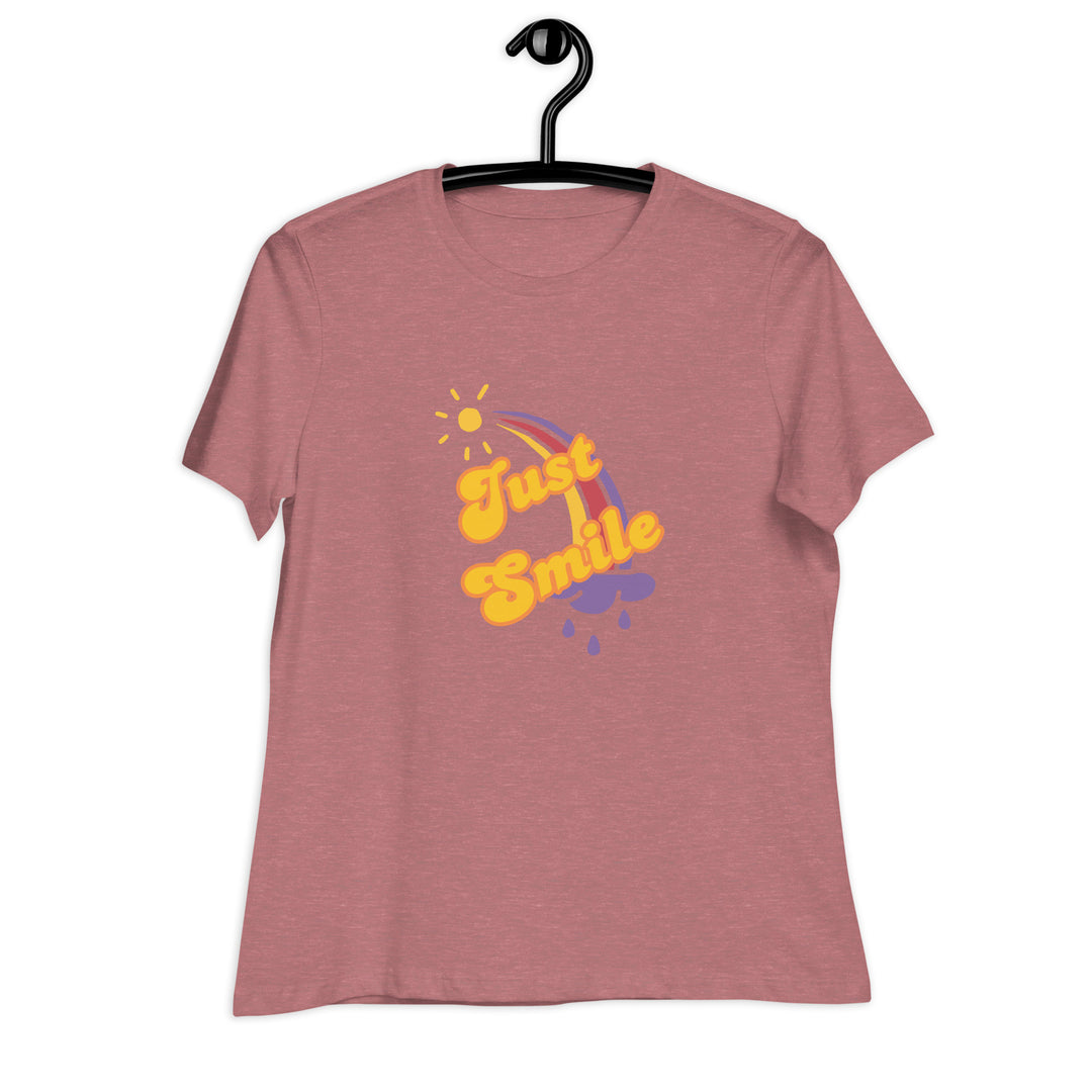 Just smile 70's style t-shirt Women's Relaxed T-Shirt