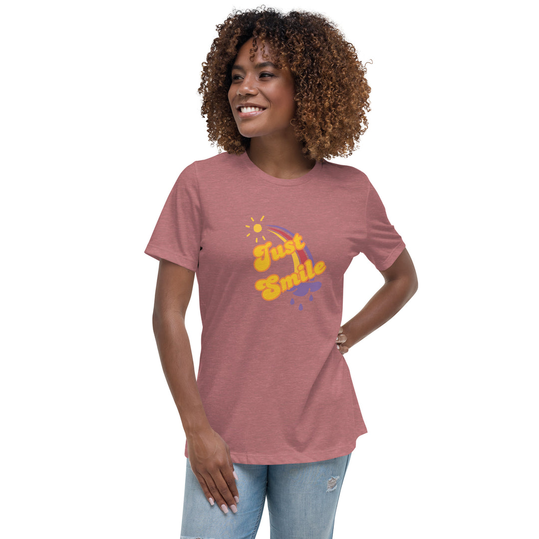 Just smile 70's style t-shirt Women's Relaxed T-Shirt