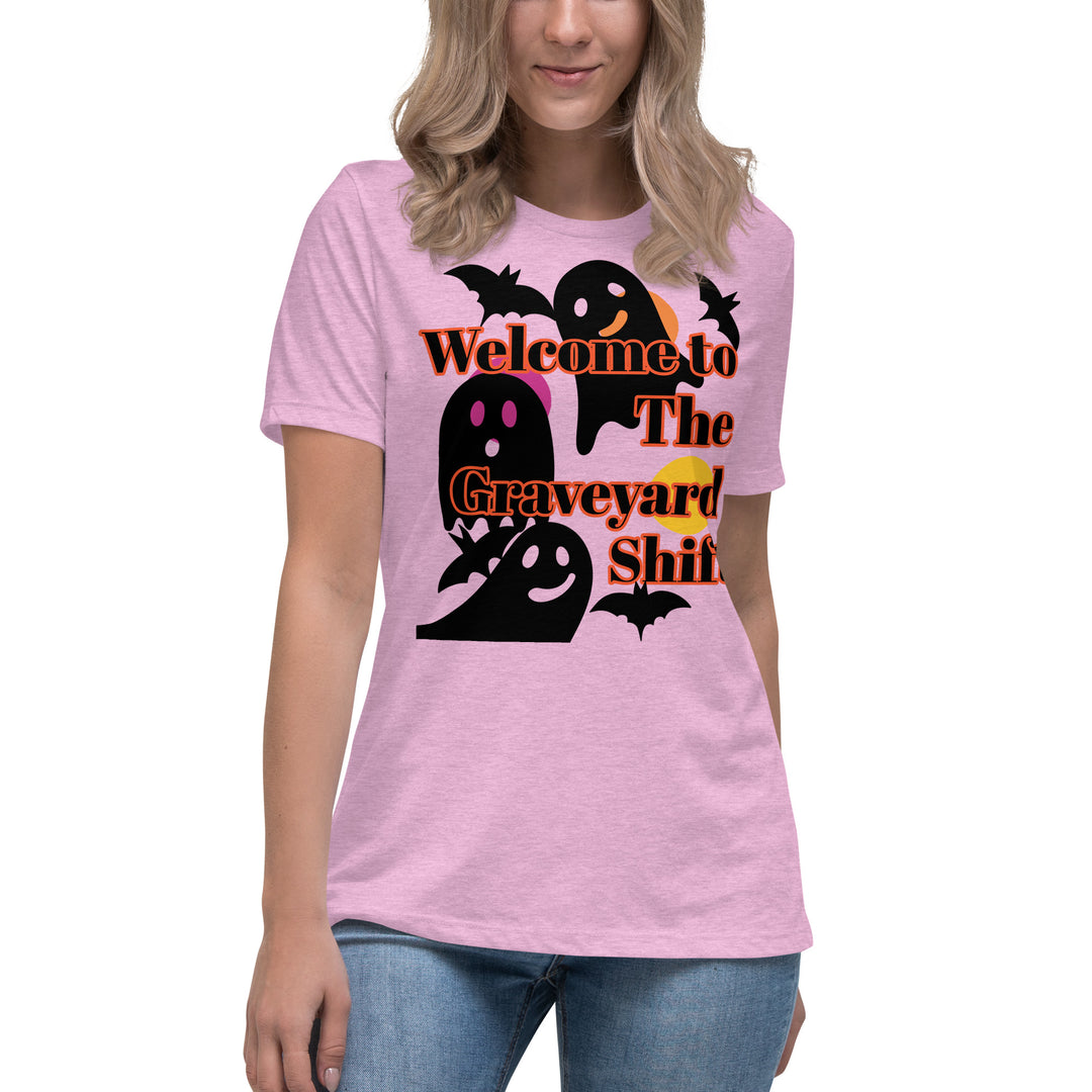 Welcome to the Graveyard Shift, Halloween, Women's Relaxed T-Shirt