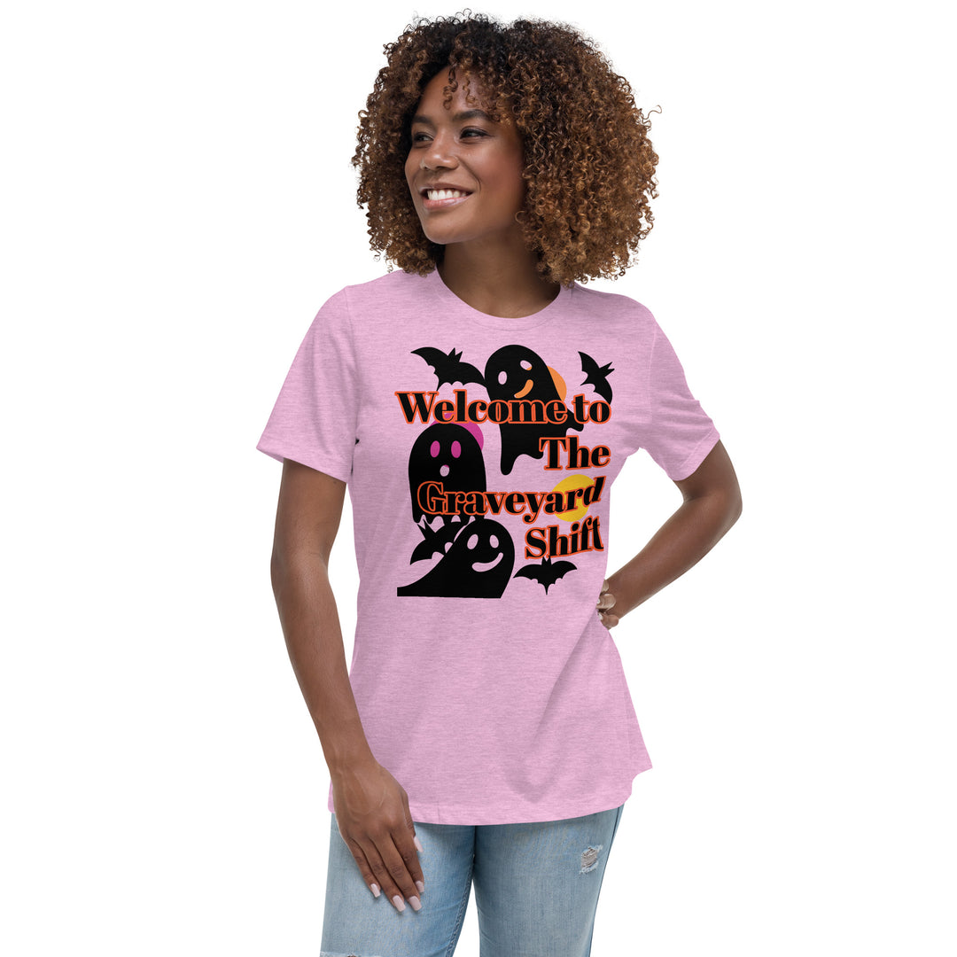 Welcome to the Graveyard Shift, Halloween, Women's Relaxed T-Shirt
