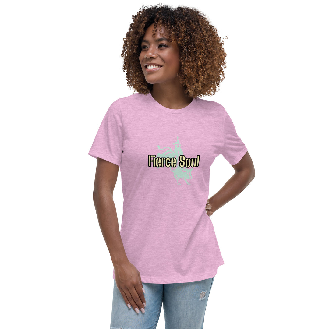 Fierce Soul, Bull Rider Women's Relaxed T-Shirt