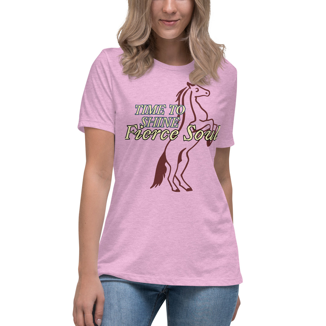 Fierce Soul  Shine Women's Relaxed T-Shirt