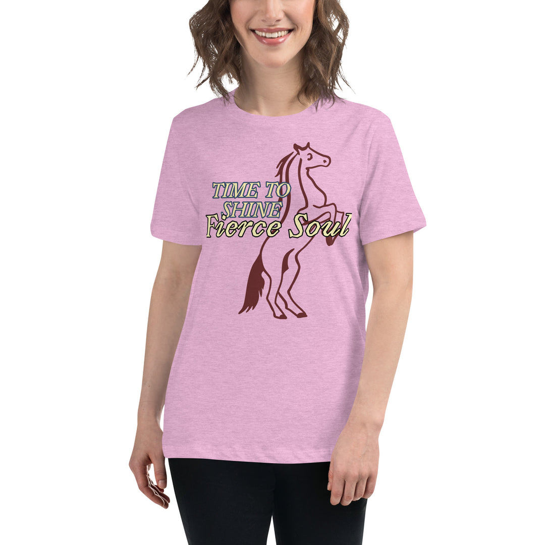 Fierce Soul  Shine Women's Relaxed T-Shirt
