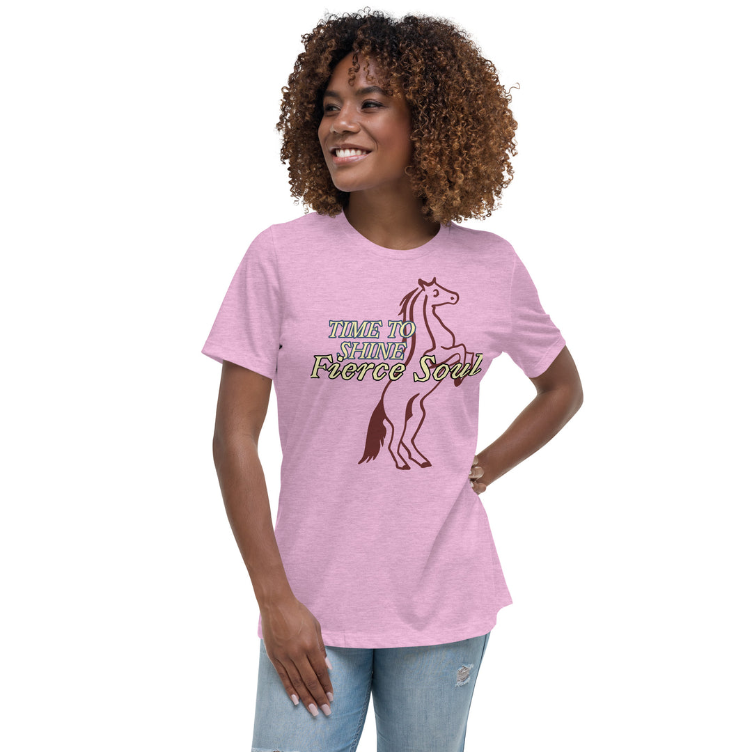 Fierce Soul  Shine Women's Relaxed T-Shirt