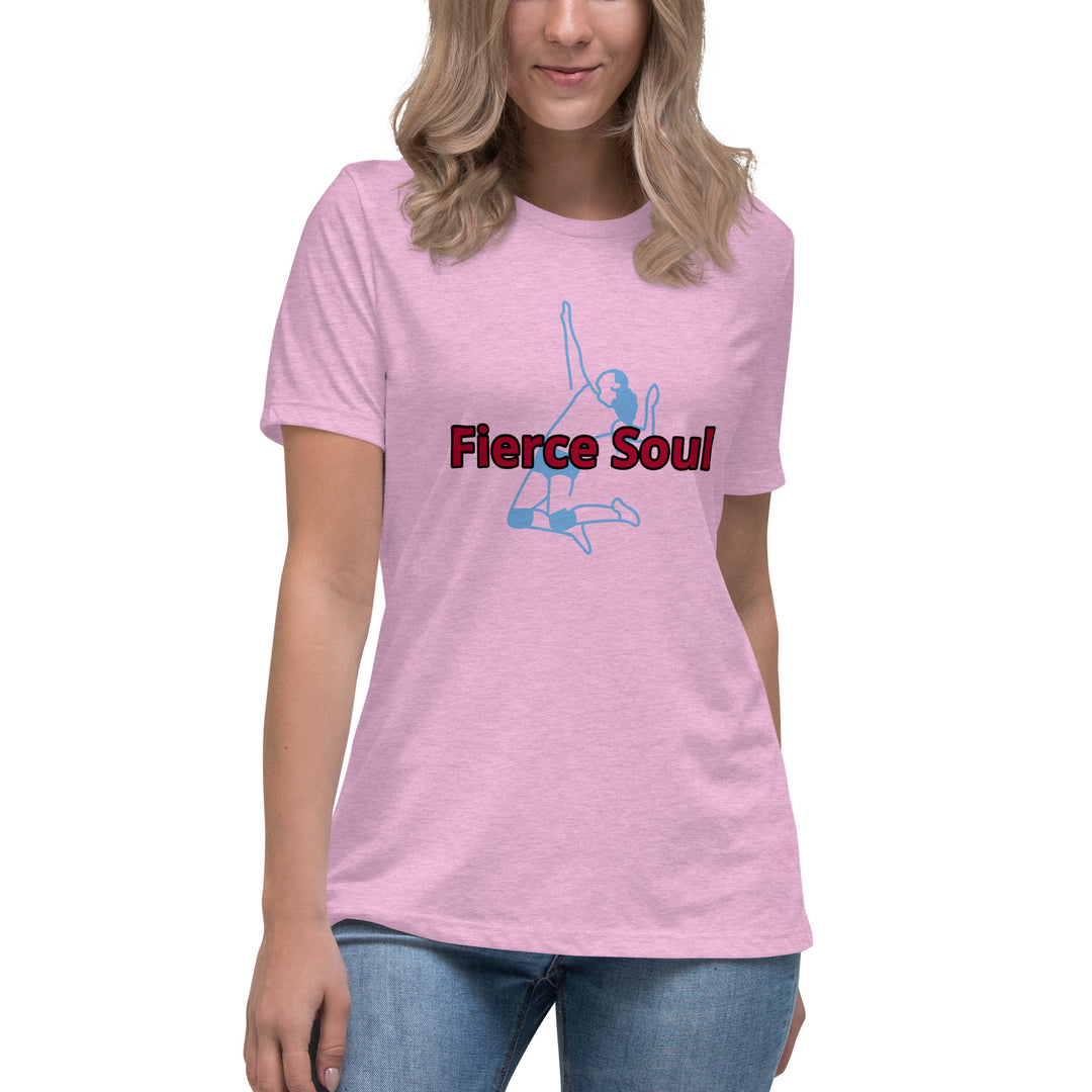 Volleyball Babe, Fierce Soul, Women's Relaxed T-Shirt