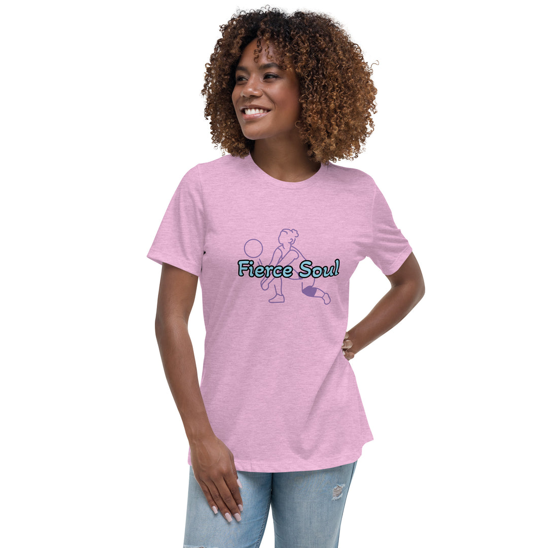 Volleyball Babe,  Fierce Soul Women's Relaxed T-Shirt