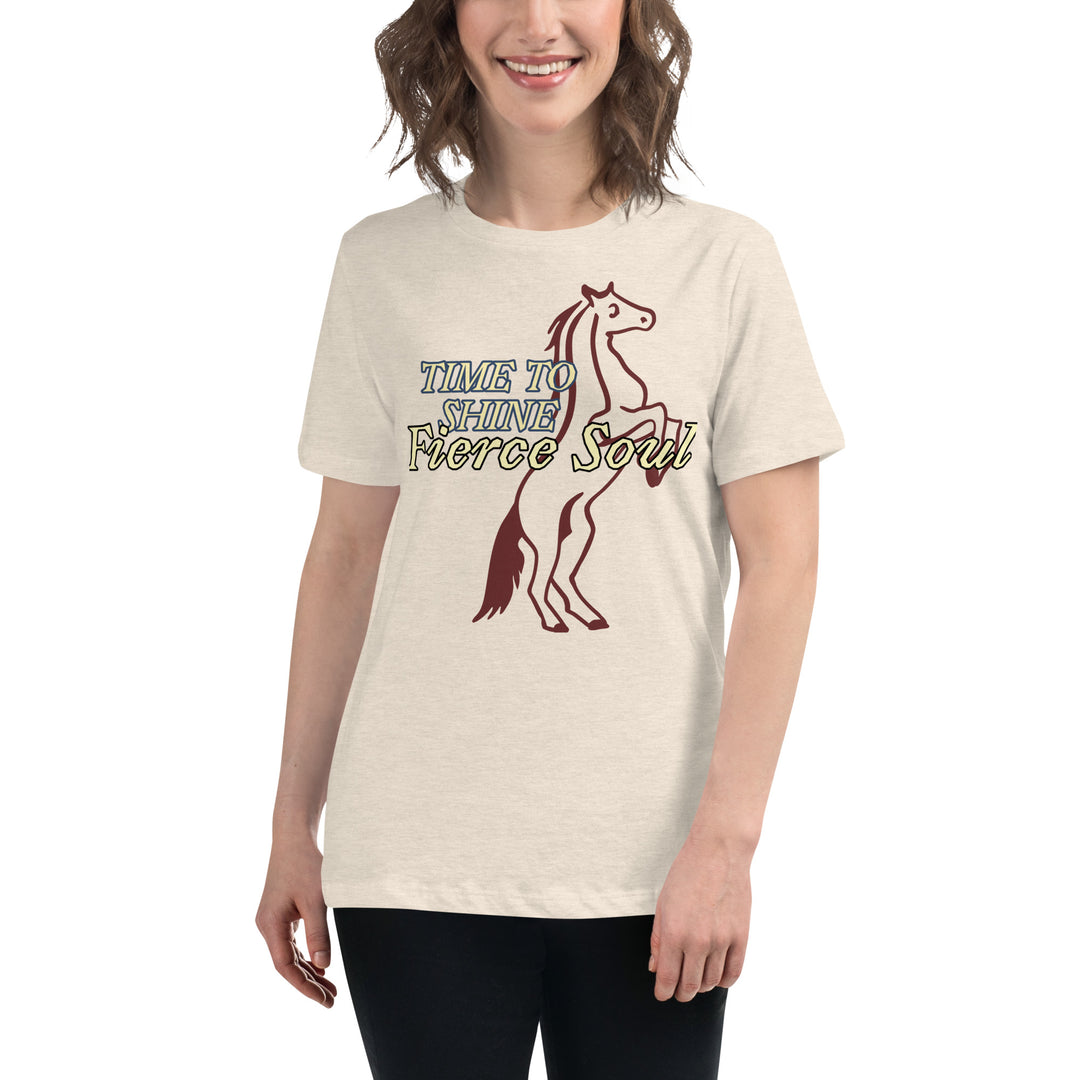 Fierce Soul  Shine Women's Relaxed T-Shirt