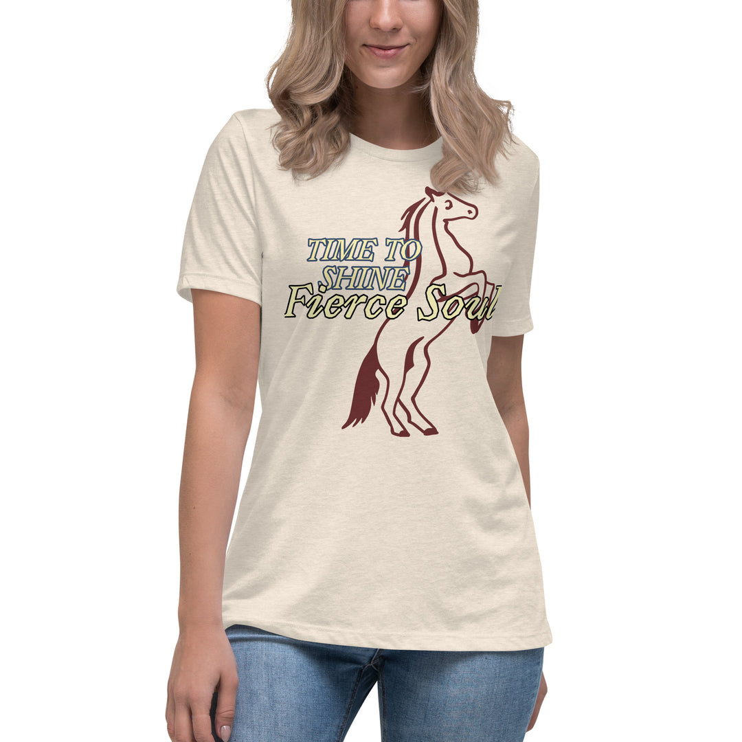 Fierce Soul  Shine Women's Relaxed T-Shirt