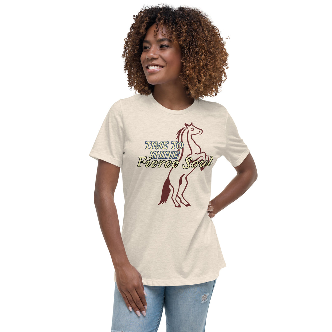 Fierce Soul  Shine Women's Relaxed T-Shirt