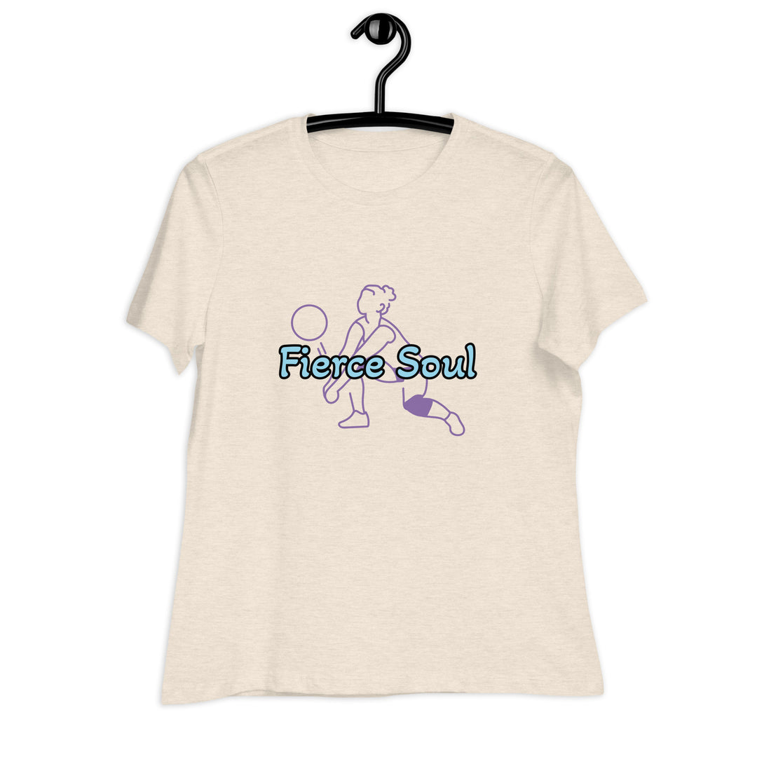 Volleyball Babe,  Fierce Soul Women's Relaxed T-Shirt