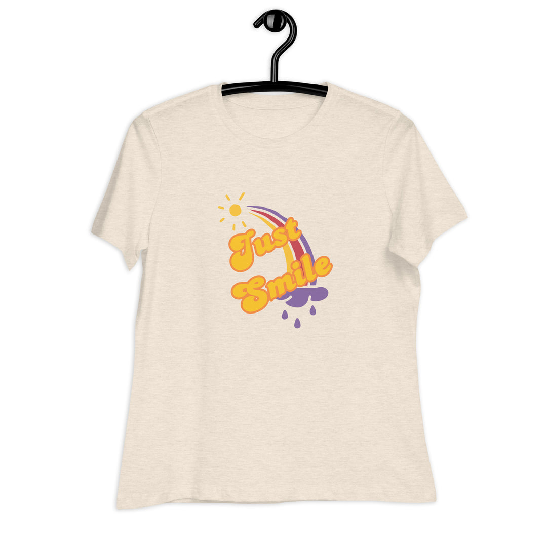 Just smile 70's style t-shirt Women's Relaxed T-Shirt