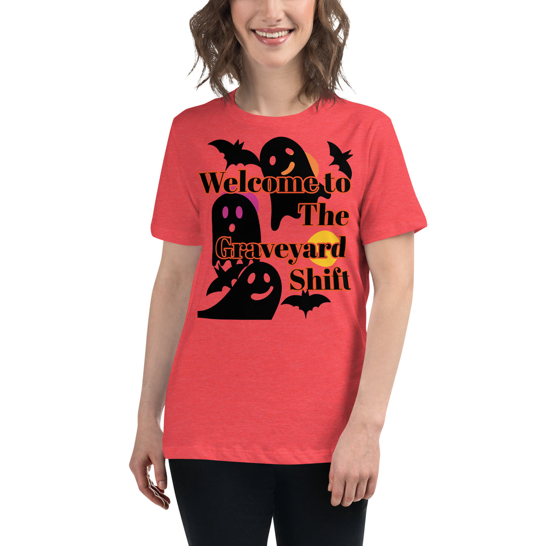 Welcome to the Graveyard Shift, Halloween, Women's Relaxed T-Shirt