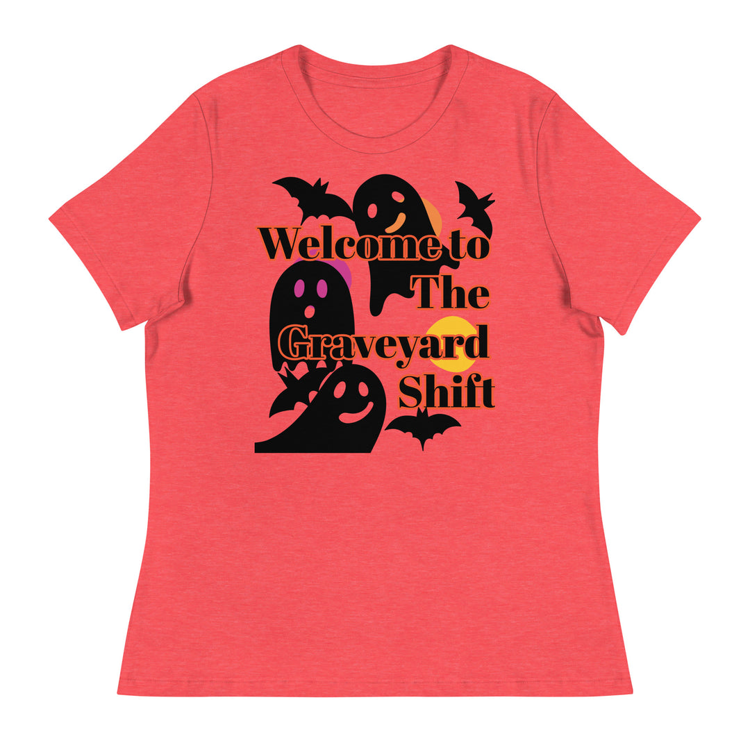 Welcome to the Graveyard Shift, Halloween, Women's Relaxed T-Shirt