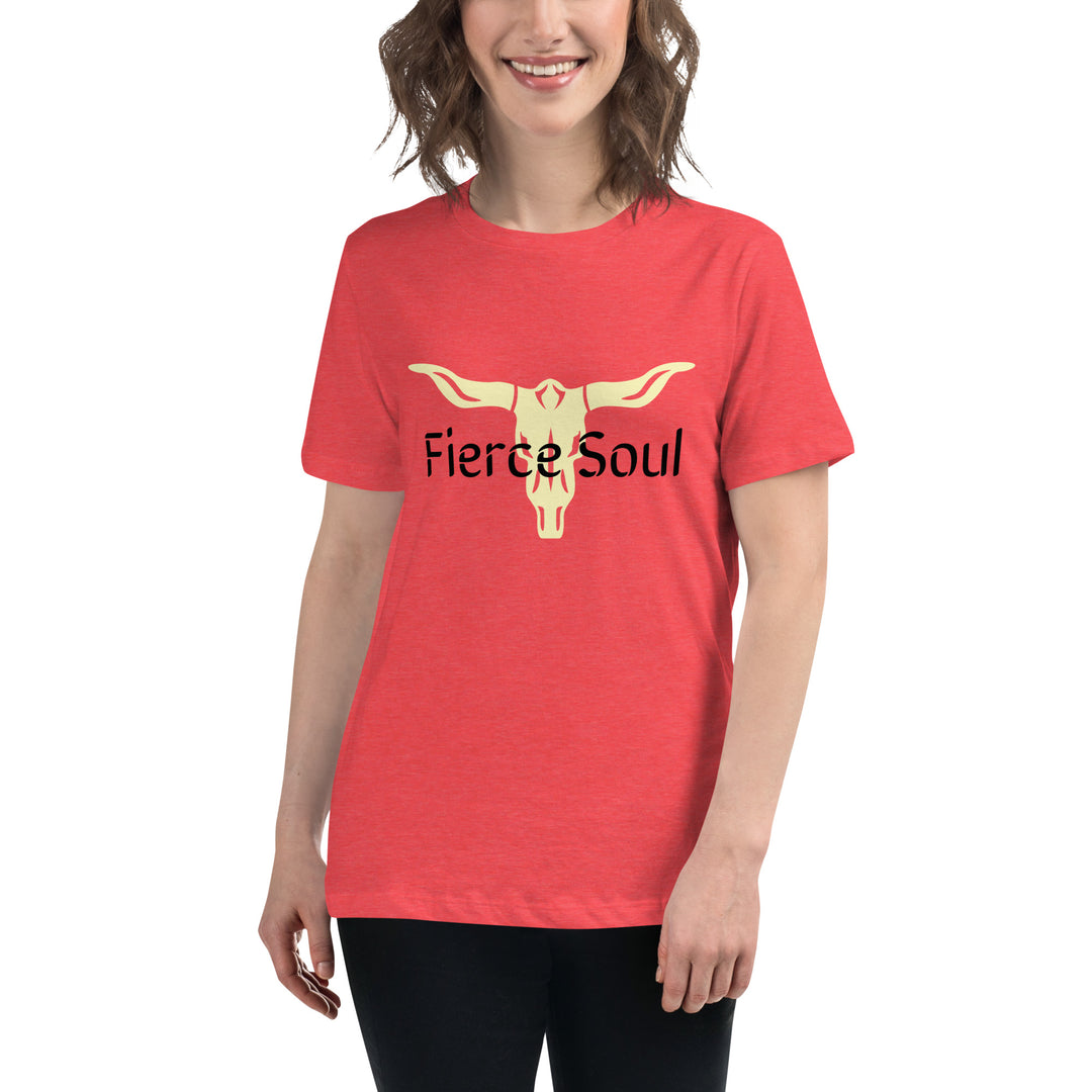 Fierce Soul, long horn Women's Relaxed T-Shirt