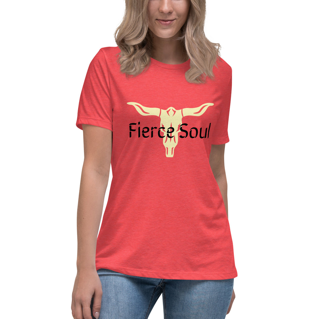 Fierce Soul, long horn Women's Relaxed T-Shirt