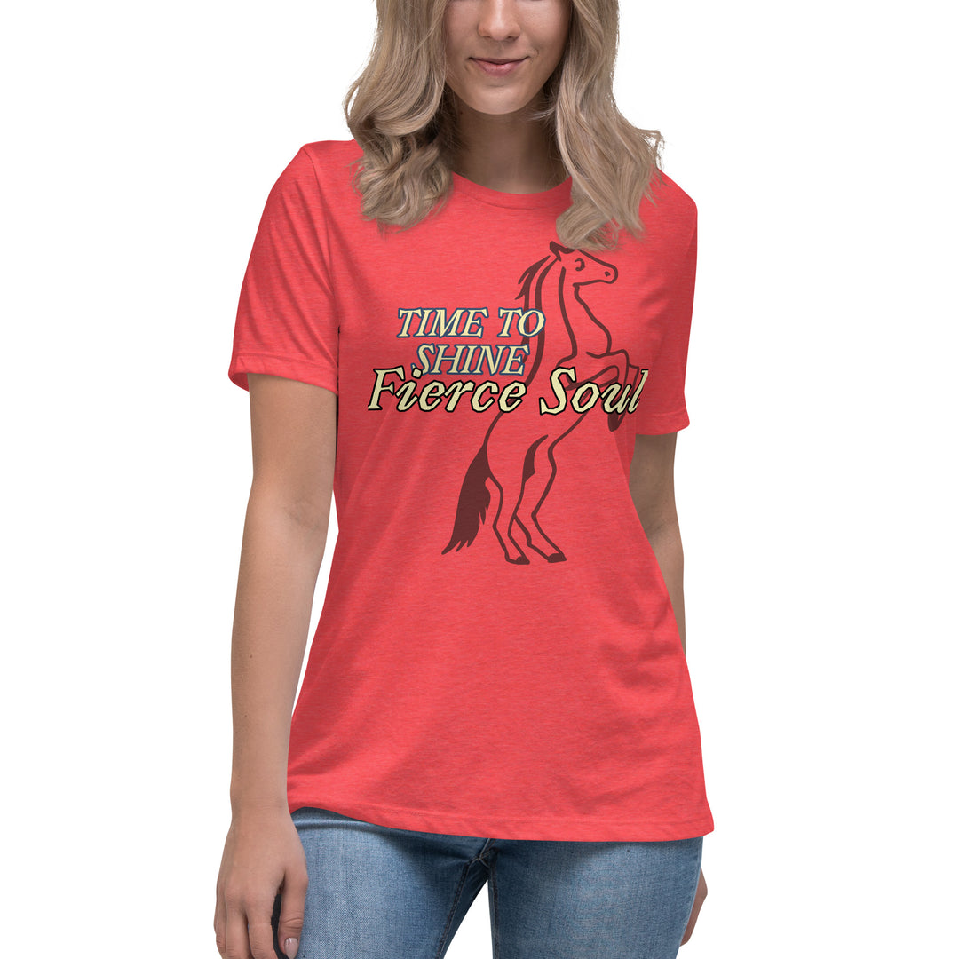 Fierce Soul  Shine Women's Relaxed T-Shirt