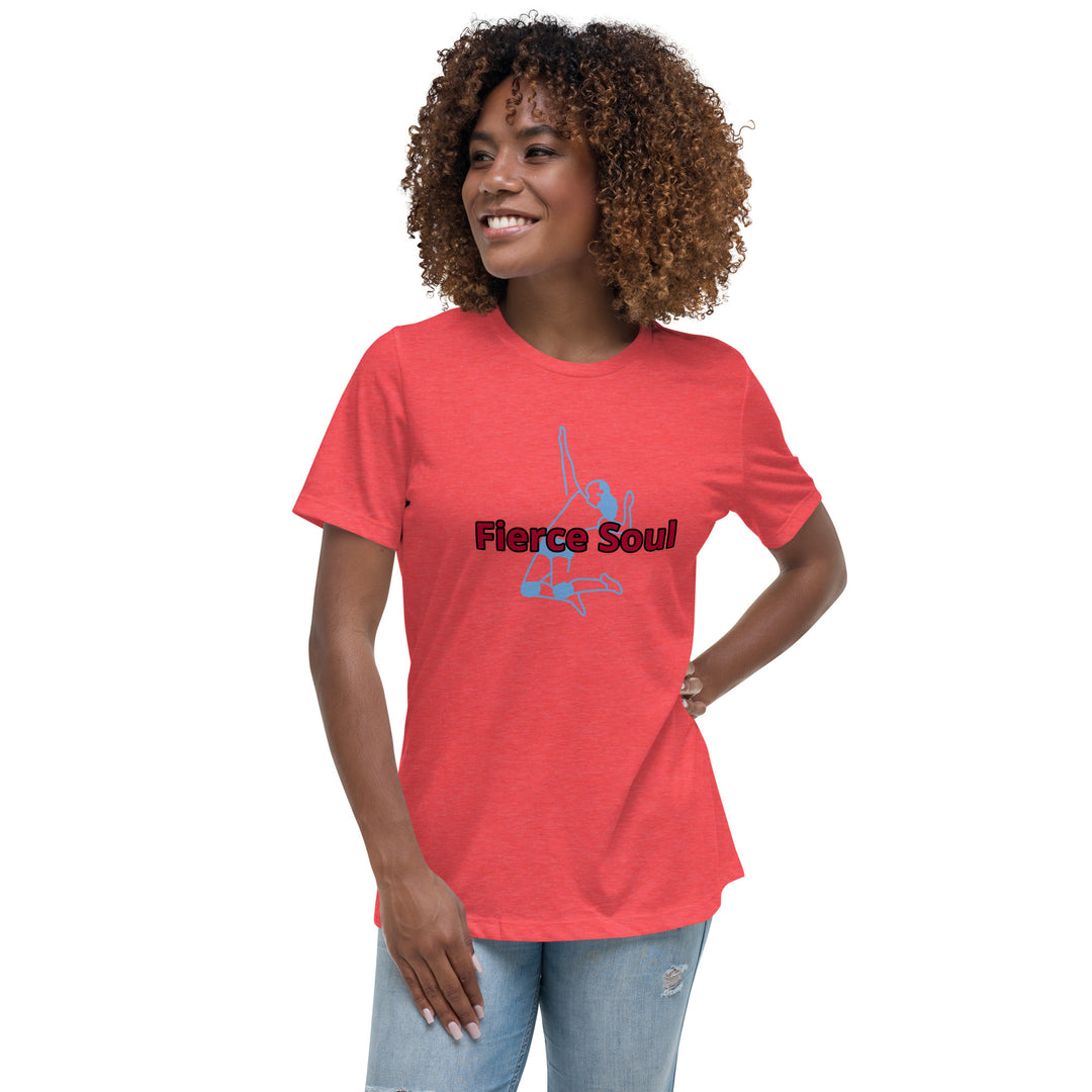 Volleyball Babe, Fierce Soul, Women's Relaxed T-Shirt