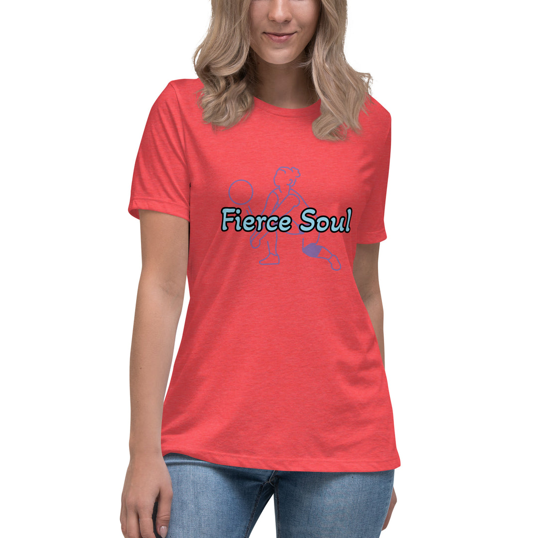 Volleyball Babe,  Fierce Soul Women's Relaxed T-Shirt