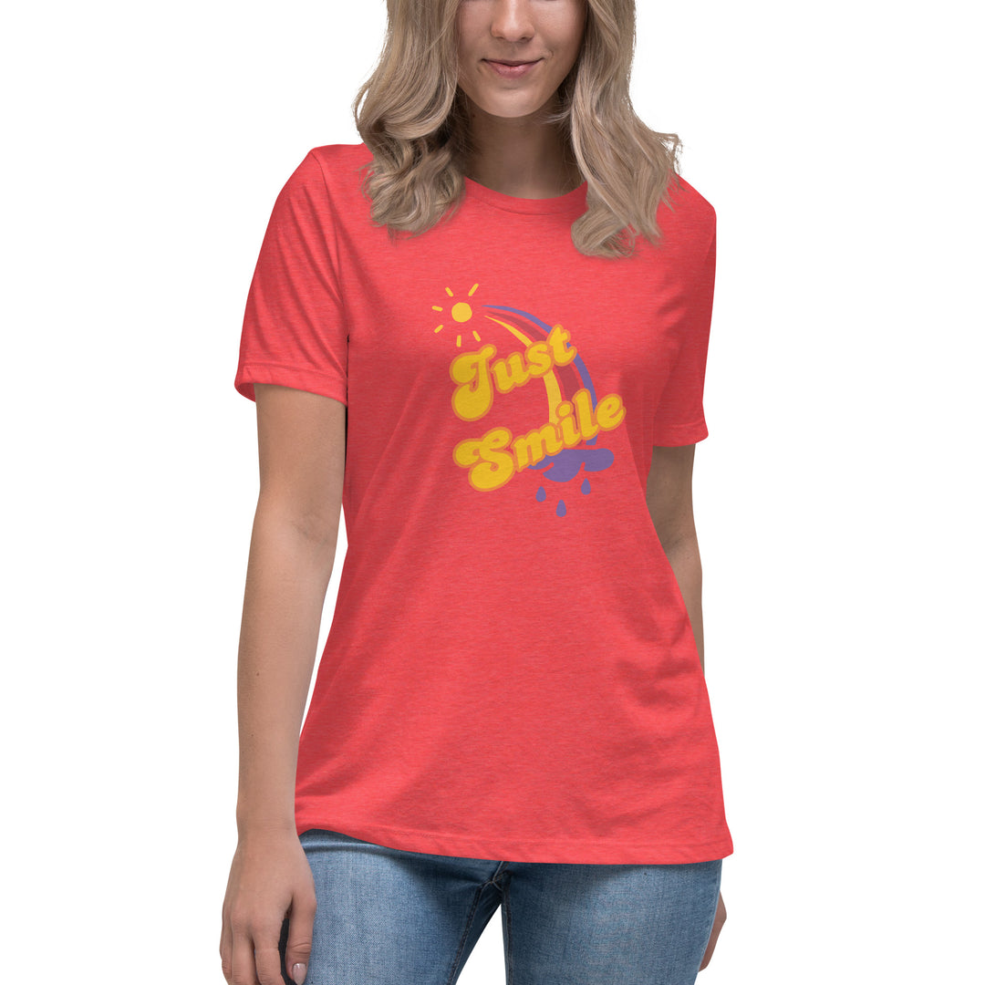 Just smile 70's style t-shirt Women's Relaxed T-Shirt