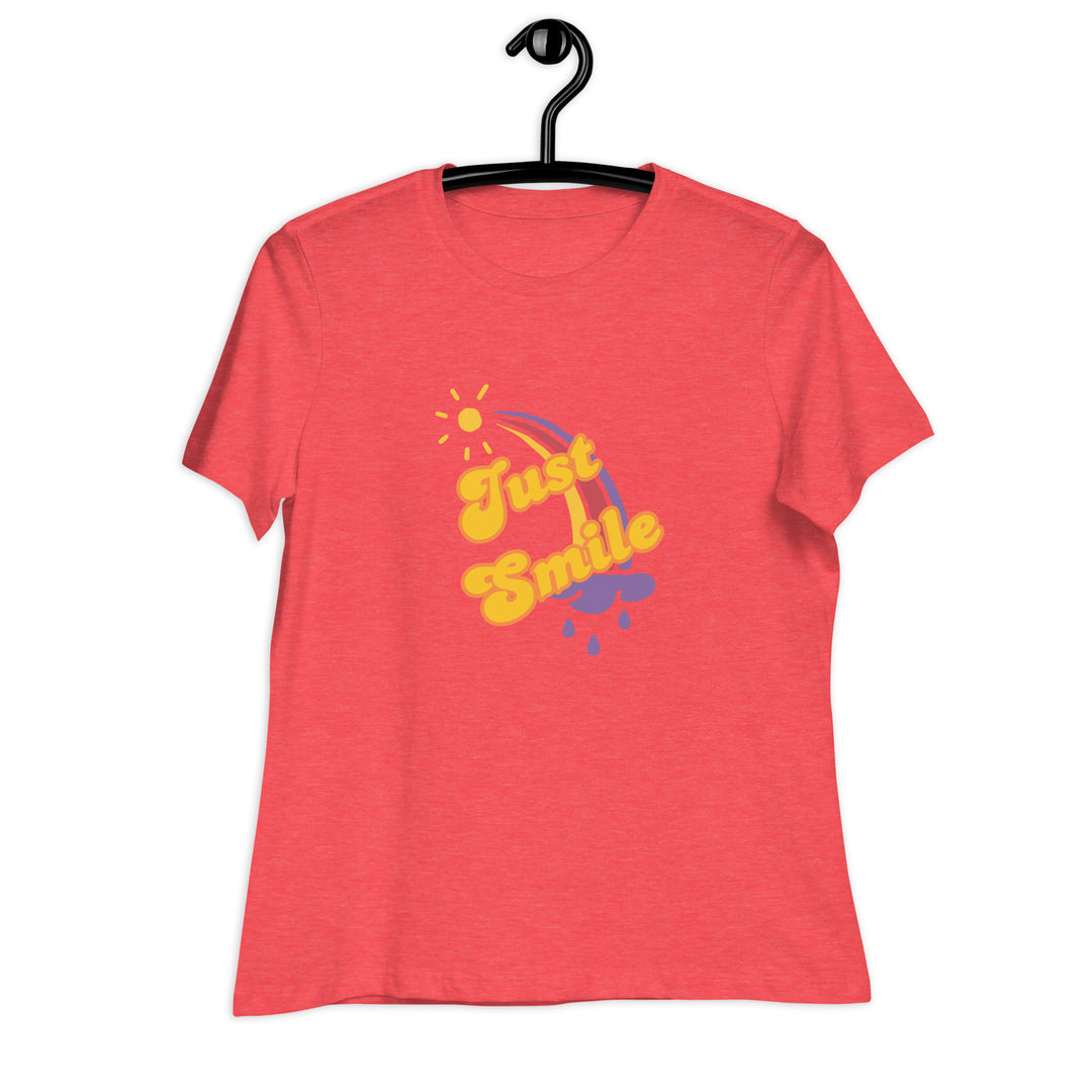 Just smile 70's style t-shirt Women's Relaxed T-Shirt