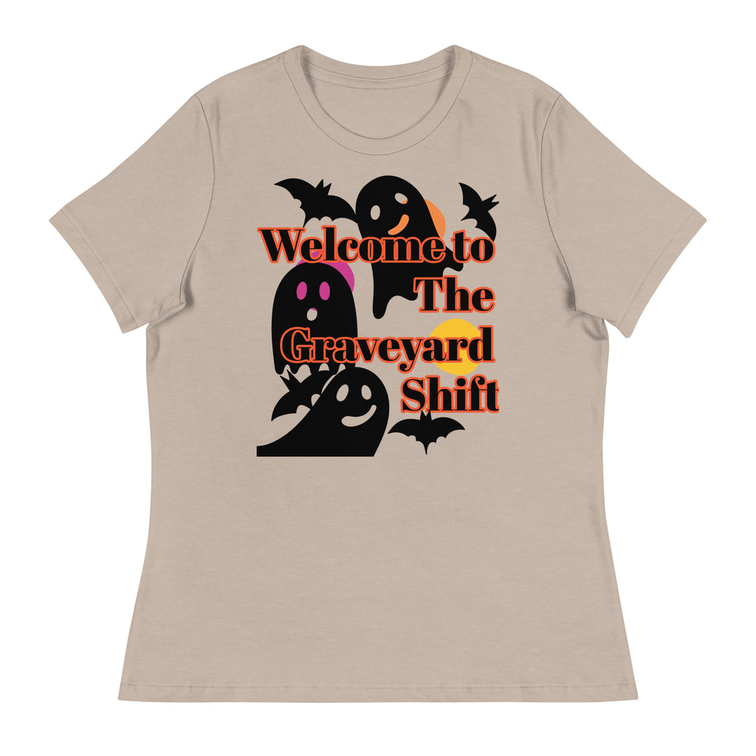 Welcome to the Graveyard Shift, Halloween, Women's Relaxed T-Shirt