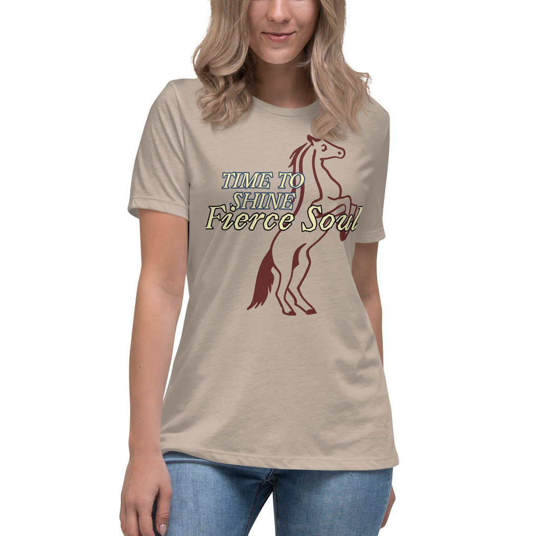 Fierce Soul  Shine Women's Relaxed T-Shirt