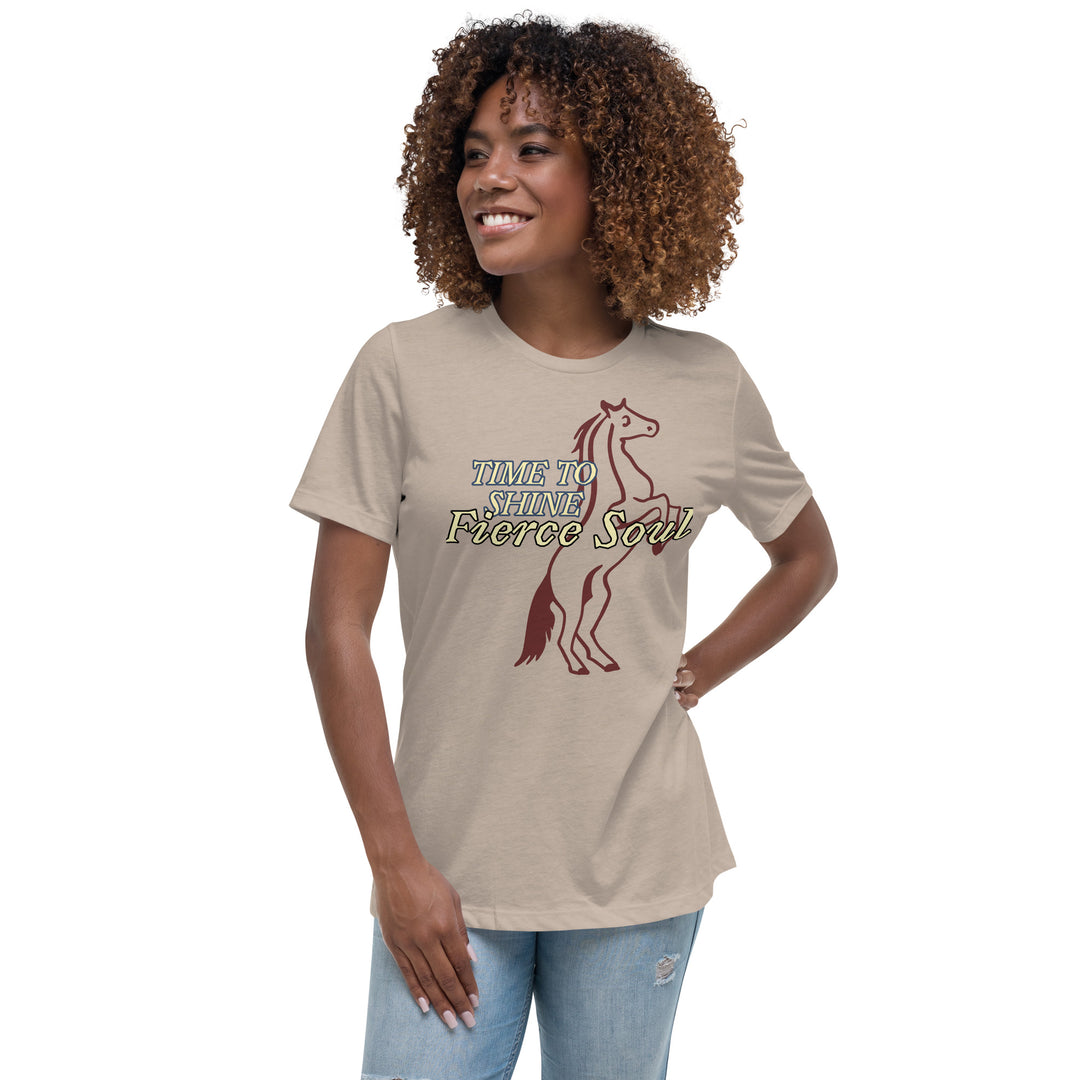Fierce Soul  Shine Women's Relaxed T-Shirt