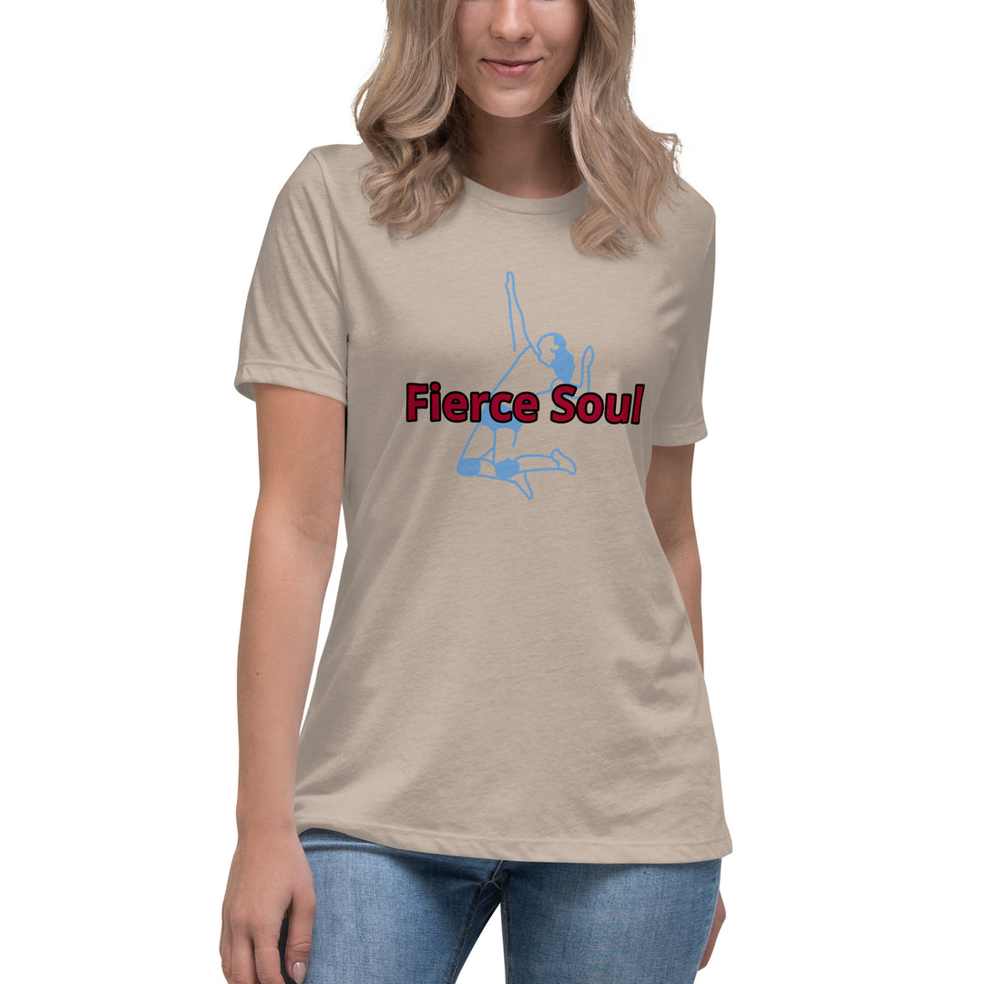 Volleyball Babe, Fierce Soul, Women's Relaxed T-Shirt