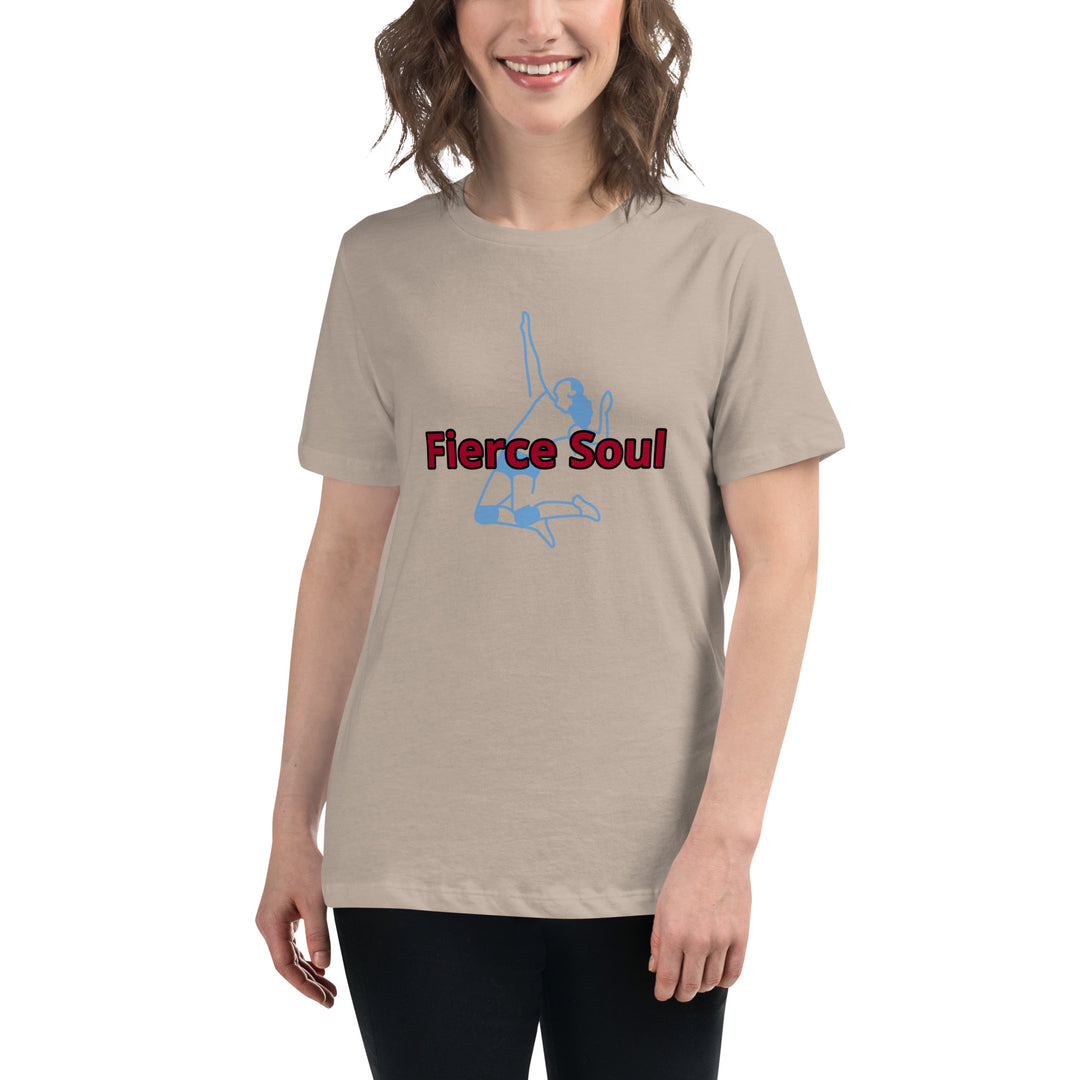 Volleyball Babe, Fierce Soul, Women's Relaxed T-Shirt