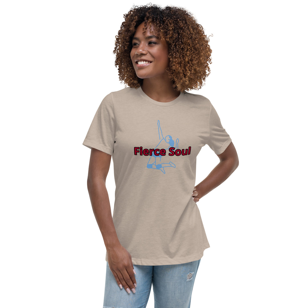Volleyball Babe, Fierce Soul, Women's Relaxed T-Shirt