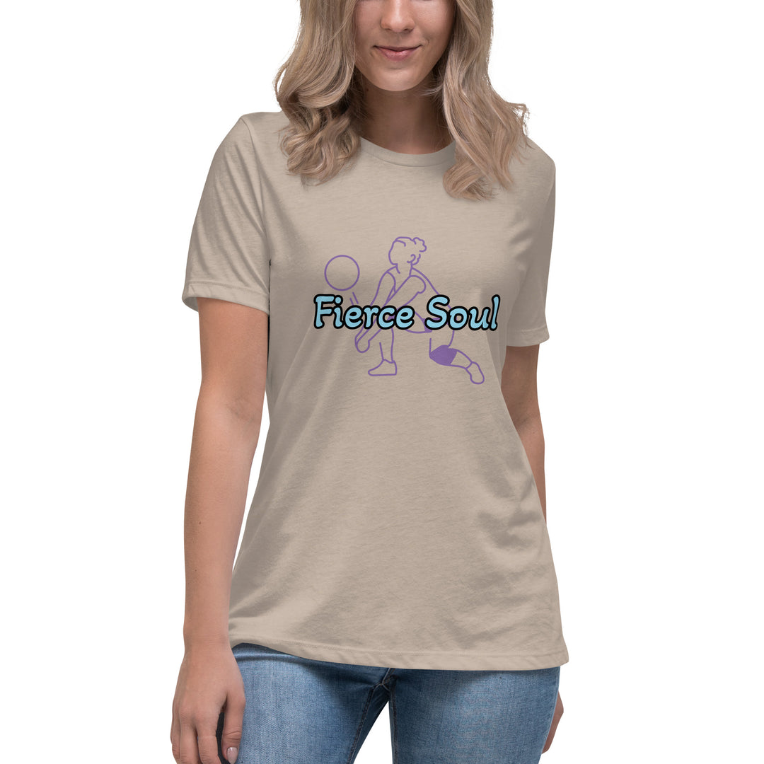 Volleyball Babe,  Fierce Soul Women's Relaxed T-Shirt