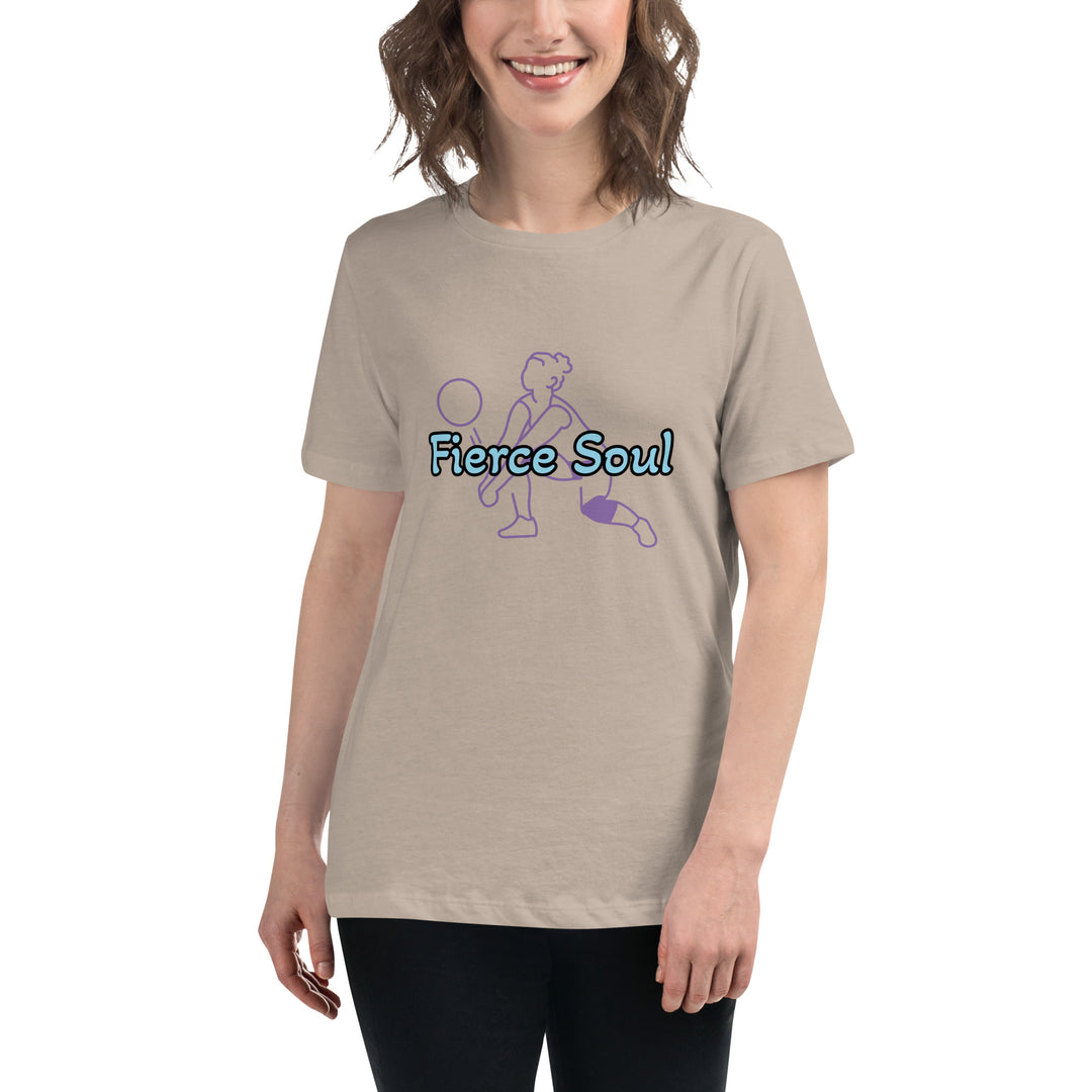 Volleyball Babe,  Fierce Soul Women's Relaxed T-Shirt