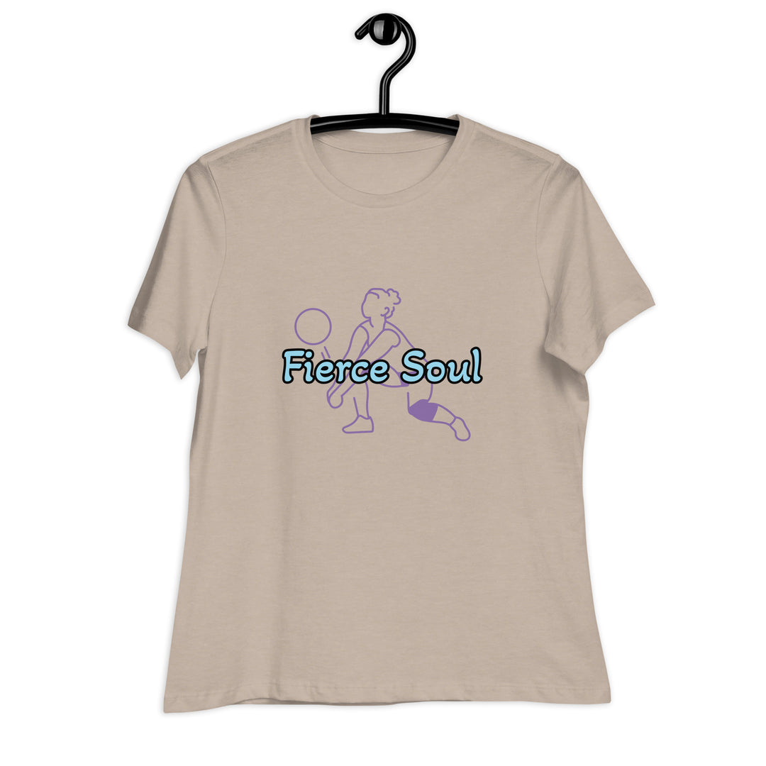Volleyball Babe,  Fierce Soul Women's Relaxed T-Shirt