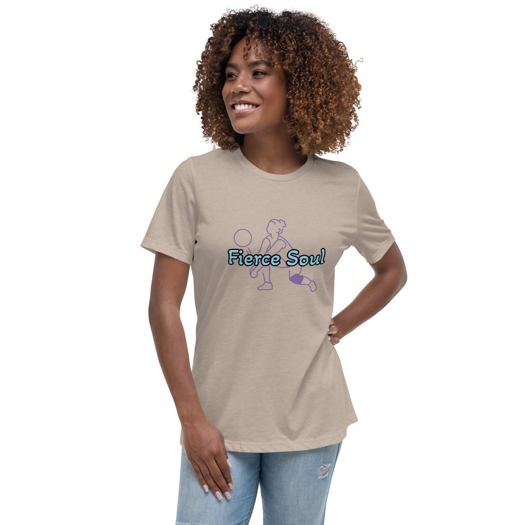 Volleyball Babe,  Fierce Soul Women's Relaxed T-Shirt
