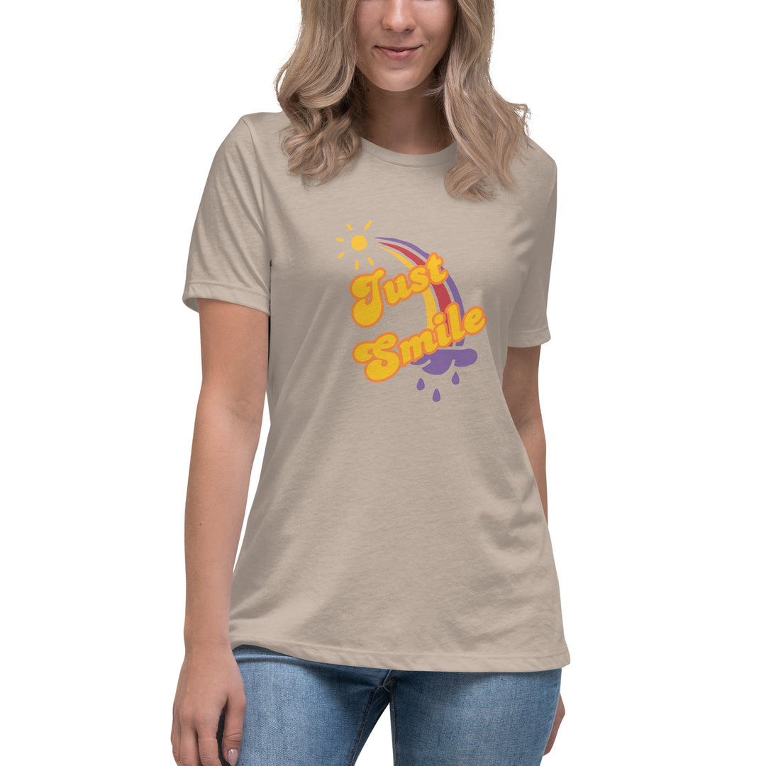 Just smile 70's style t-shirt Women's Relaxed T-Shirt