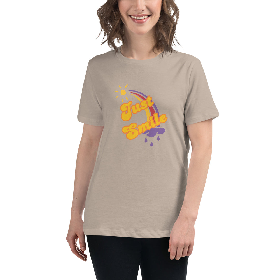 Just smile 70's style t-shirt Women's Relaxed T-Shirt