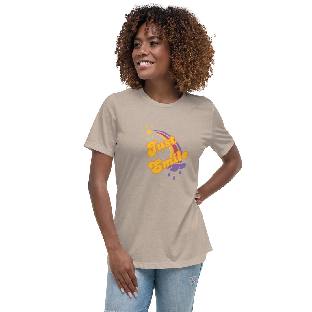 Just smile 70's style t-shirt Women's Relaxed T-Shirt