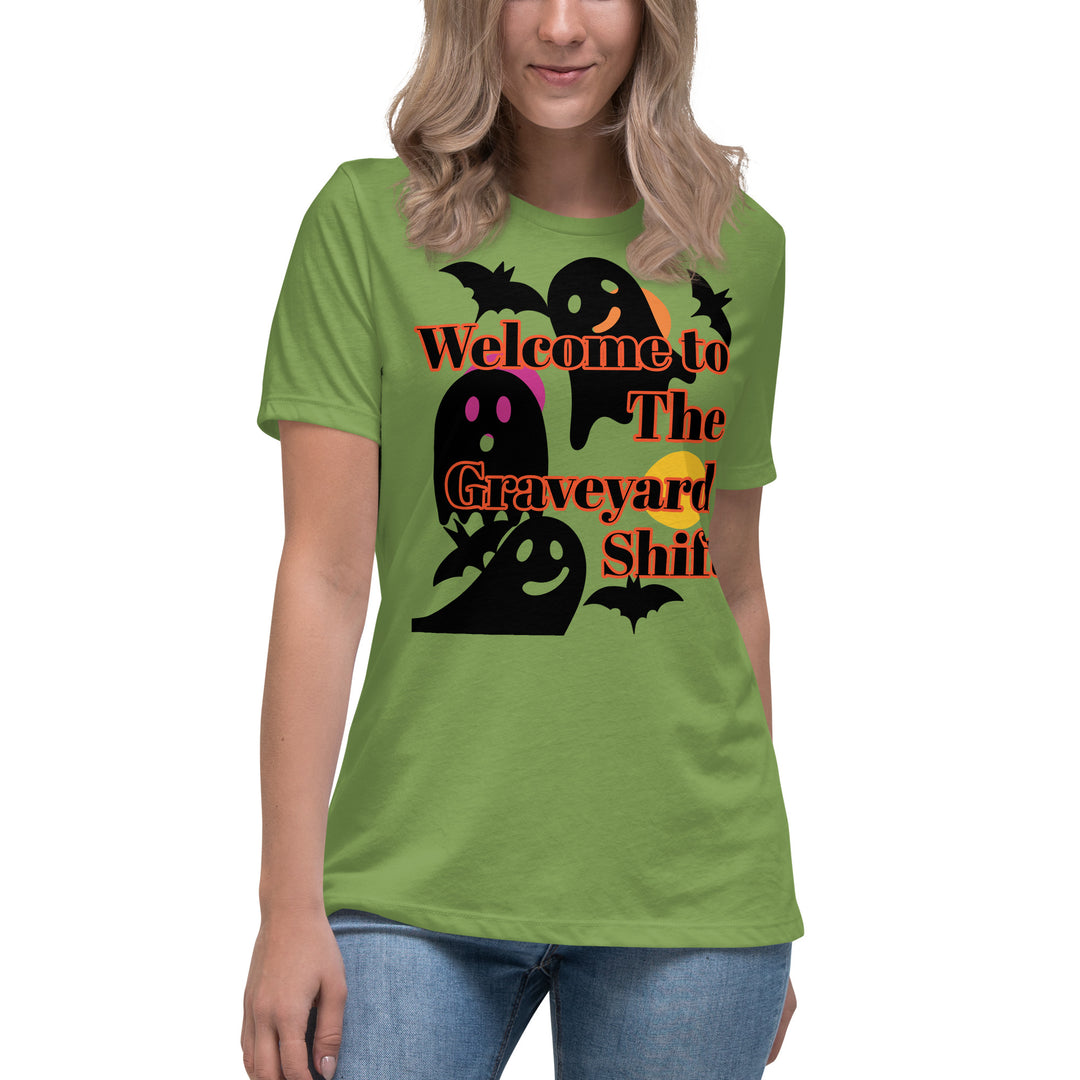 Welcome to the Graveyard Shift, Halloween, Women's Relaxed T-Shirt