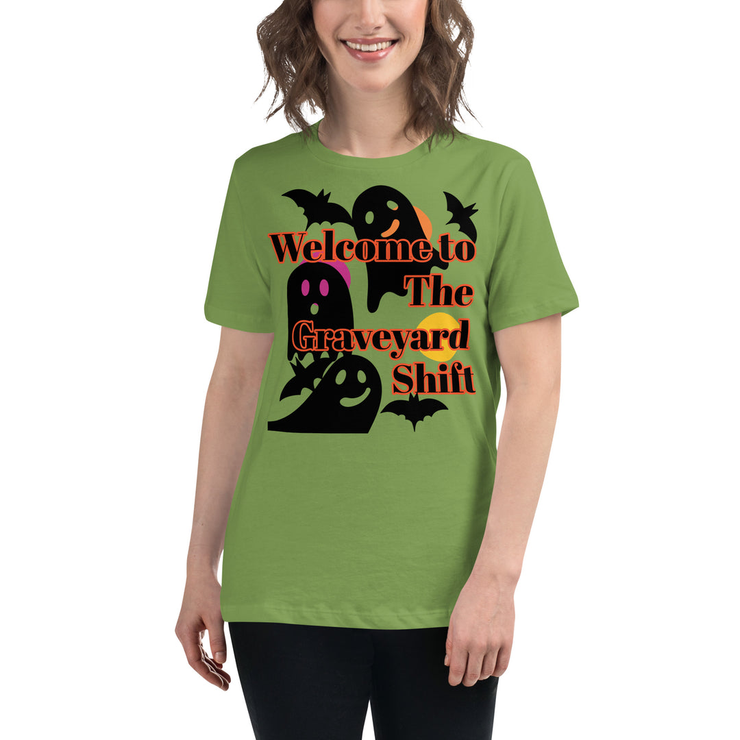 Welcome to the Graveyard Shift, Halloween, Women's Relaxed T-Shirt