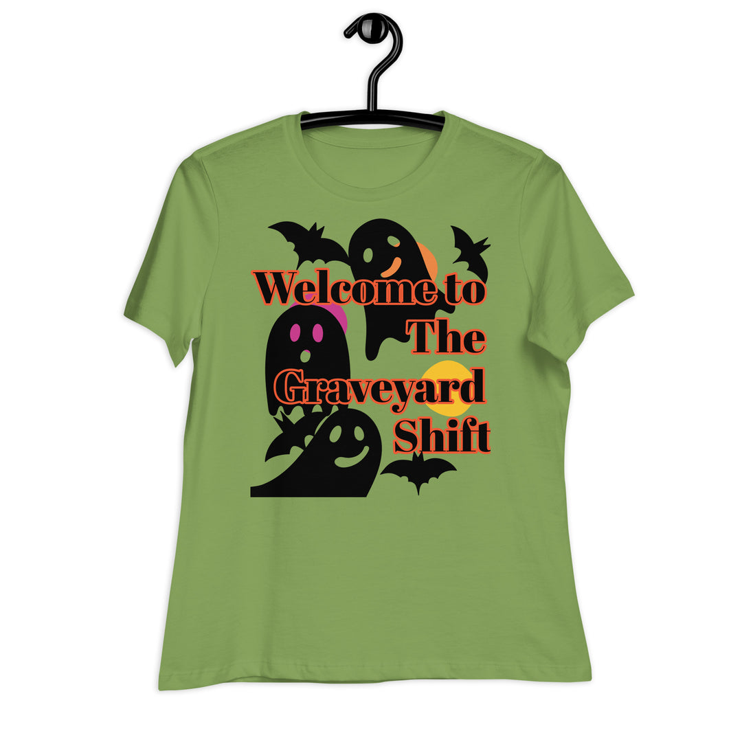Welcome to the Graveyard Shift, Halloween, Women's Relaxed T-Shirt