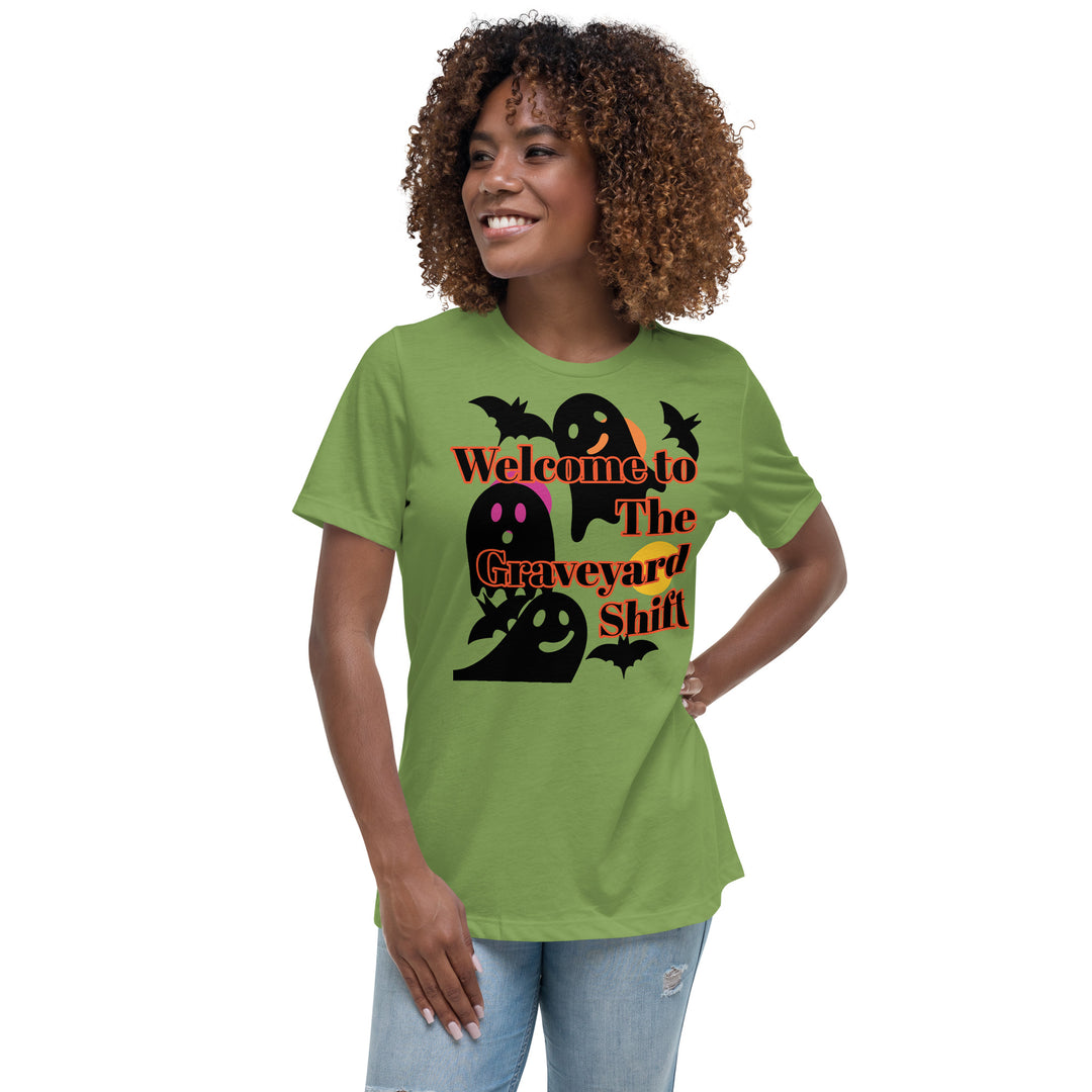 Welcome to the Graveyard Shift, Halloween, Women's Relaxed T-Shirt