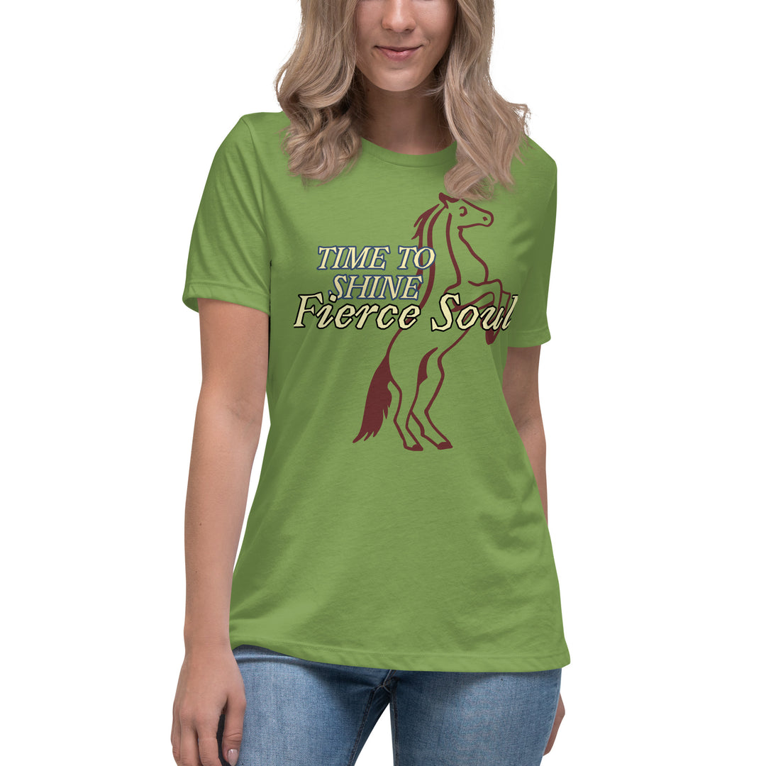 Fierce Soul  Shine Women's Relaxed T-Shirt