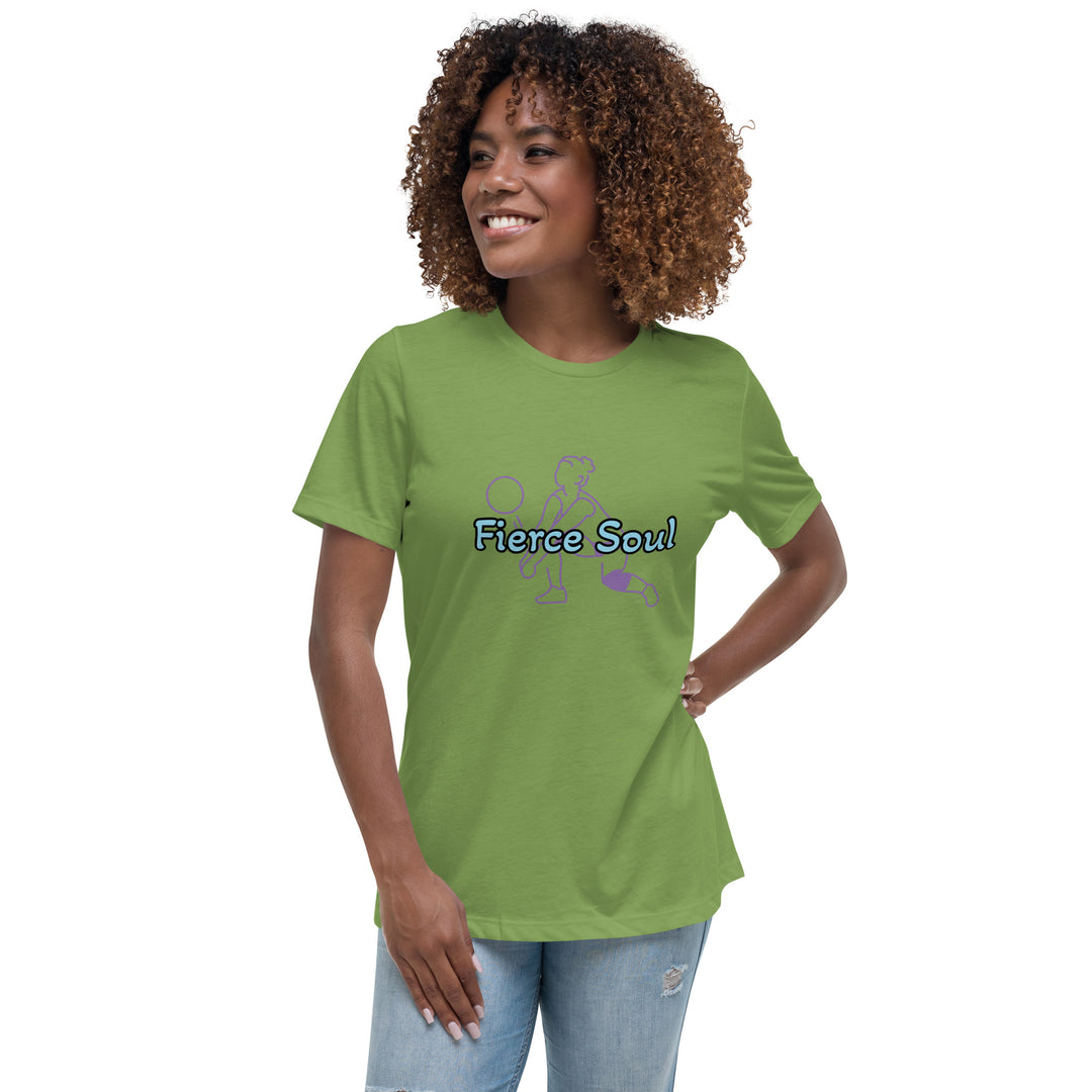 Volleyball Babe,  Fierce Soul Women's Relaxed T-Shirt